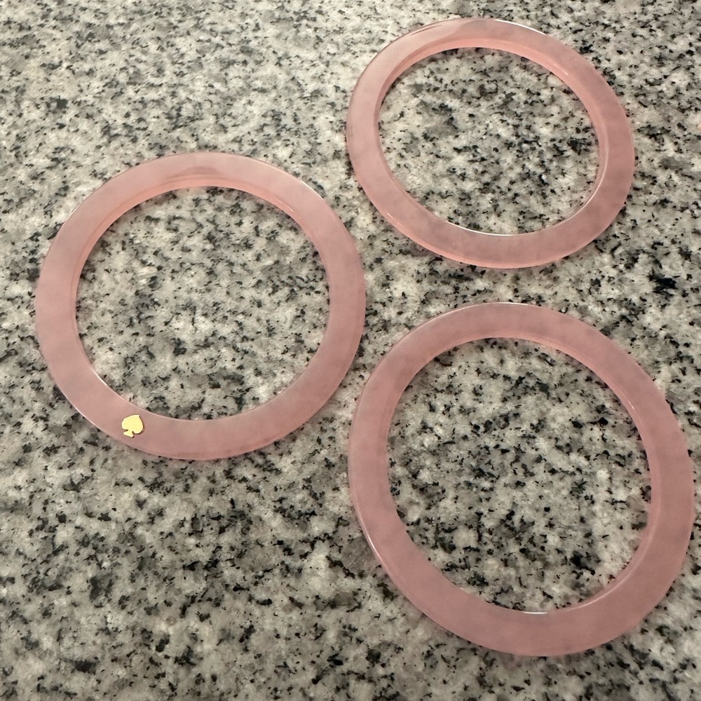 Kate Spade Pink Bangle Set - Picture 6 of 6